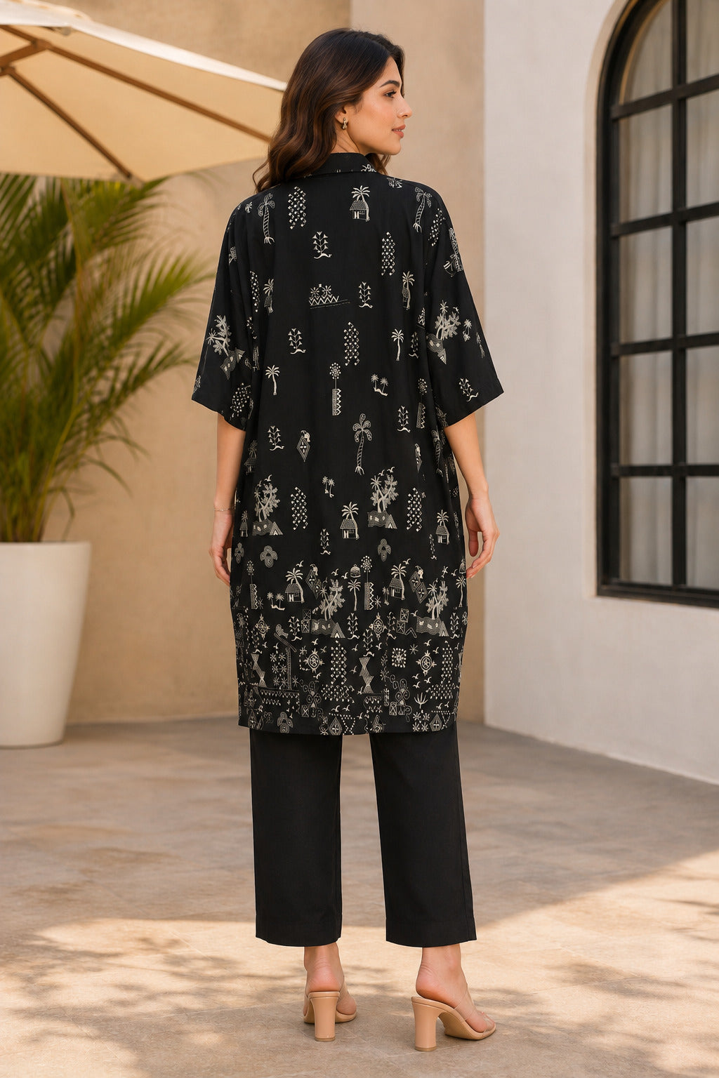 Cotton Printed Anti Fit Kurta with pant